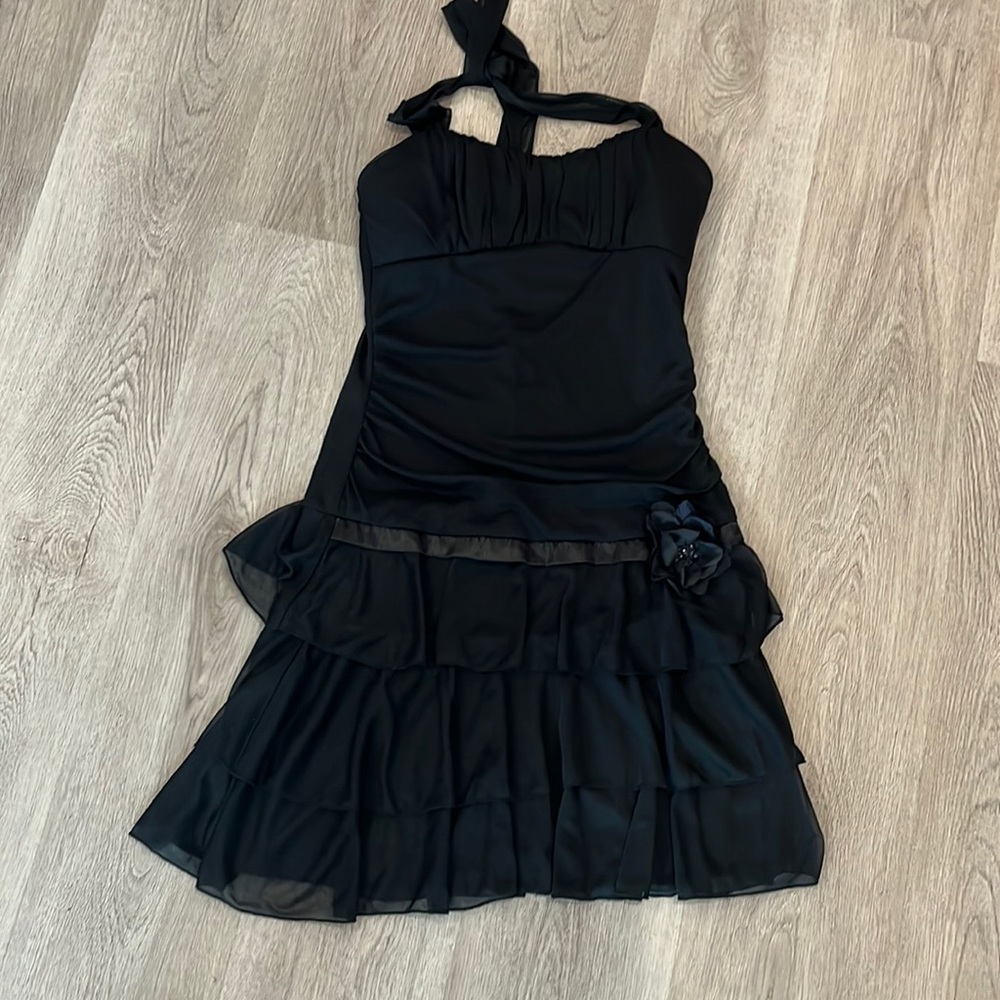 Black lace dress